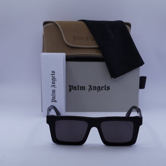 Palm Angels PERI109 NAPA 1007 Square Sunglasses - Black/Grey - Picture 2 of 9